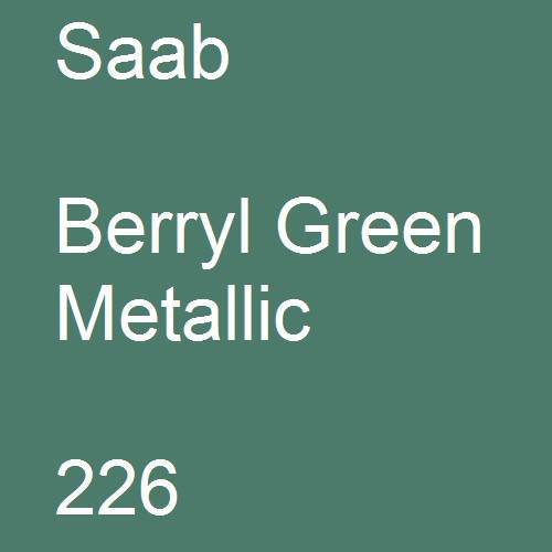 Saab, Berryl Green Metallic, 226.